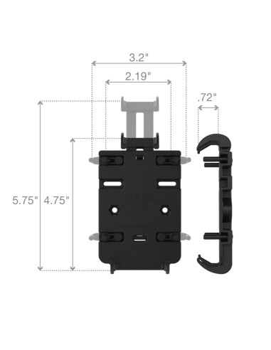 RAM MOUNTS Quick-Grip Short Arm Phone... RAM MOUNTS Quick-Grip Short Arm Phone...