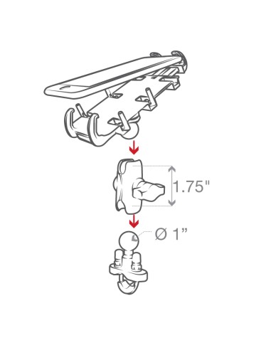 RAM MOUNTS Quick-Grip Short Arm Phone... RAM MOUNTS Quick-Grip Short Arm Phone...