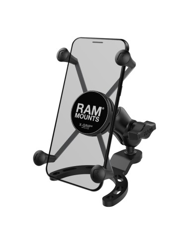 RAM MOUNTS X-Grip Phone Holder Short Arm Small Gas Tank Base - Large Phones