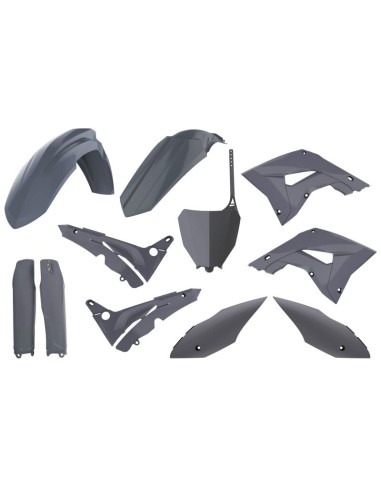 POLISPORT Plastic Kit - Nardo Grey Honda CR125/250