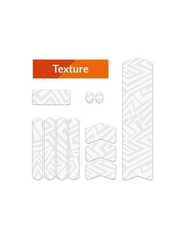 ALGIS Texture Frame Guards Kit M - White Lines