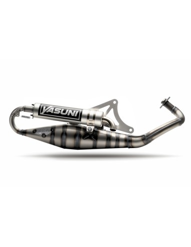 YASUNI Carrera 10 Exhaust Aluminium - Piaggio