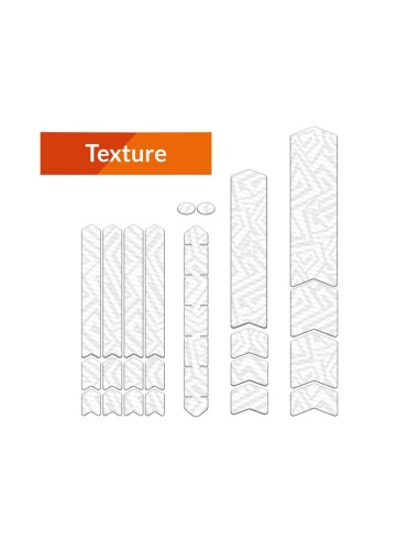 ALGIS Texture Frame Guards Kit L - White Lines