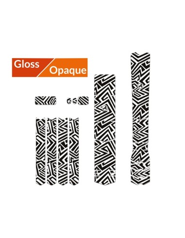 ALGIS Opaque Frame Guards Kit XL - Black Lines