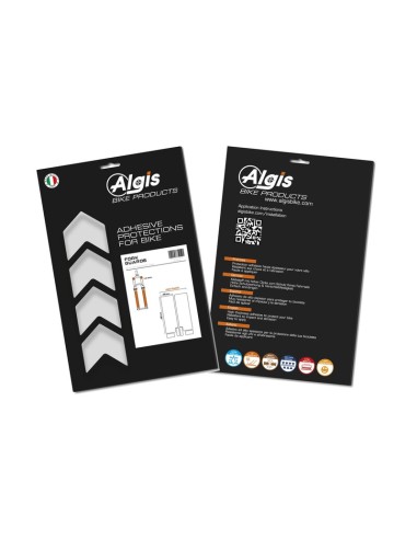 ALGIS Opaque Fork Guards Kit - Clear