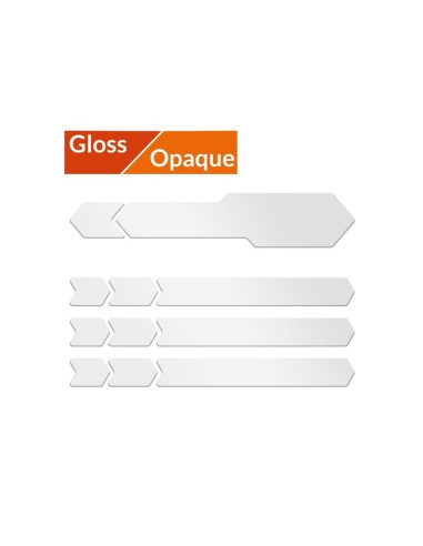 ALGIS Opaque Chain Guards Kit - Clear