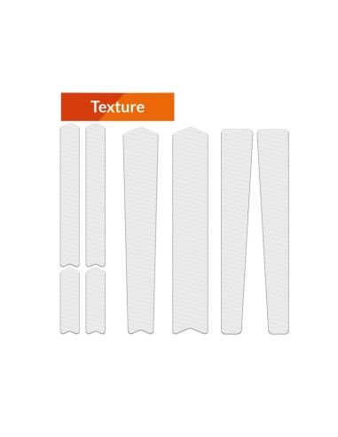 ALGIS Texture Frame Guards Kit Gr/Road - Clear