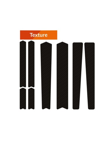 ALGIS Texture Frame Guards Kit Road Line - Black