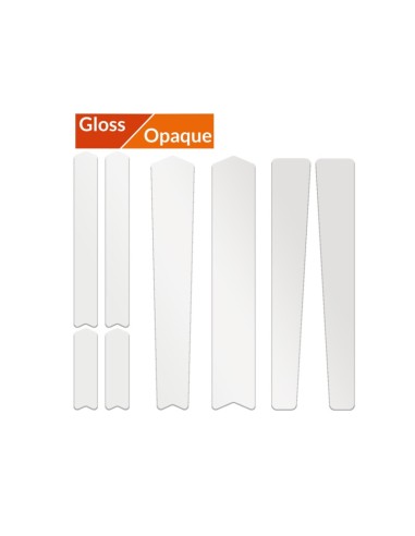 ALGIS Opaque Frame Guards Kit Gr/Road - Clear