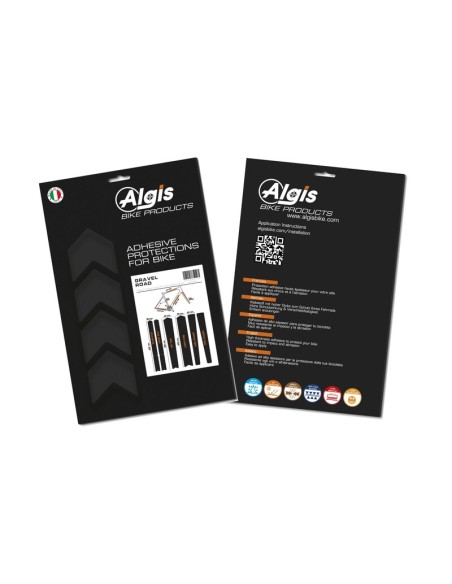 ALGIS Opaque Frame Guards Kit Road Line - Black