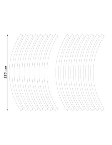 ALGIS Texture RIM Stickers Arrows -...