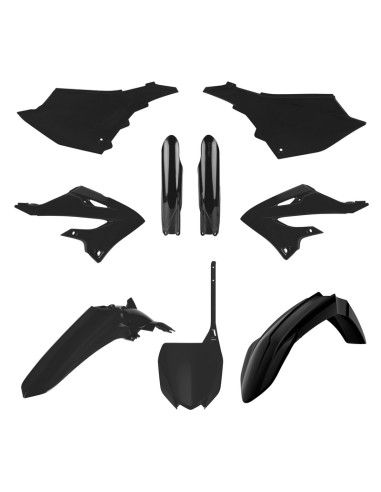 POLISPORT Plastic Kit - Black Yamaha YZ125/250