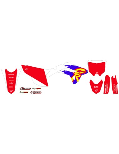 BLACKBIRD Retro Graphic Kit - Honda... BLACKBIRD Retro Graphic Kit - Honda...