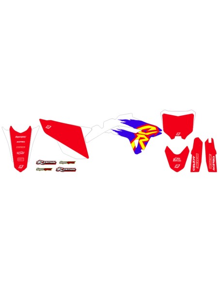 BLACKBIRD Retro Graphic Kit - Honda CRF250/450