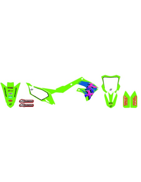 BLACKBIRD Retro Graphic Kit - Kawasaki KX125/250