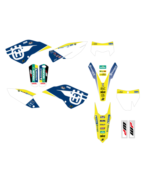 BLACKBIRD Replica Trophy 21 Graphic Kit - Husqvarna FC/TC/TE/FE