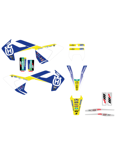 BLACKBIRD Replica Trophy 21 Graphic Kit - Husqvarna FC/TC/TE/FE