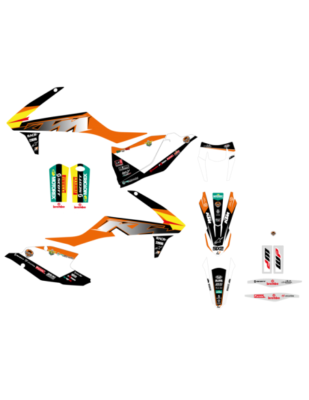 BLACKBIRD Replica Trophy 21 Complete Graphic Kit - KTM EXC/SX-SXF