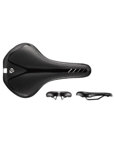 VELO Bike Saddle Gel Zone Cut Black