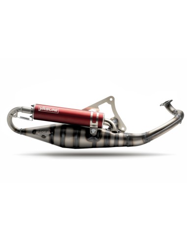 YASUNI Carrera 10 Full Exhaust System Red - Peugeot