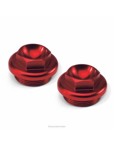 PRO CIRCUIT Cam Caps - Red Anodized Honda CRF50 F