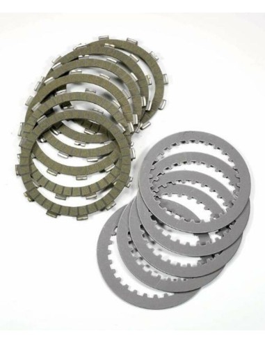 NEWFREN Steel Clutch Plates + Friction Clutch Plates Set for Minarelli AM6 engine