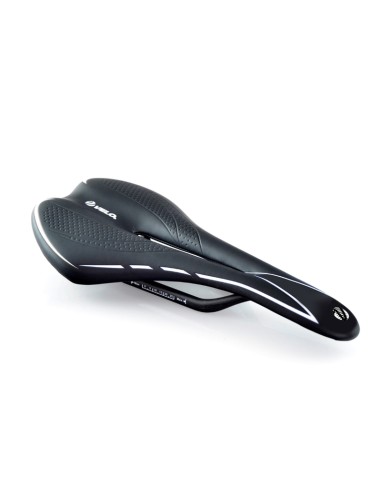 VELO Bicycle Saddle Racing Miles I0 Zone cut Carbon rails Male Black/White