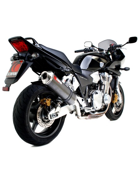 Oval section carbon exhaust