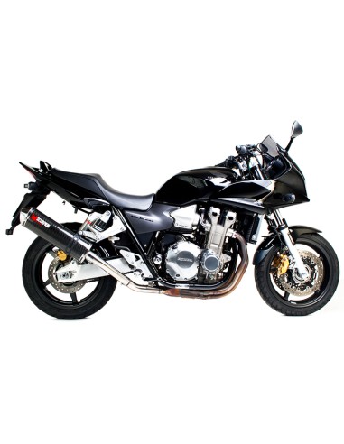 Oval section carbon exhaust