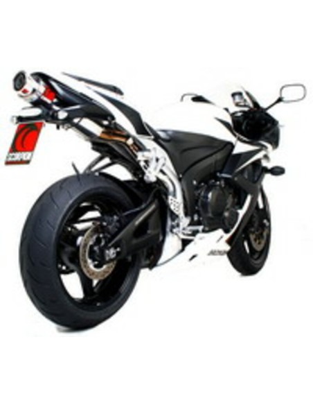 Oval section carbon exhaust