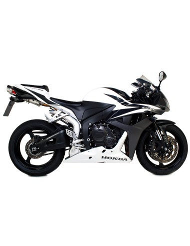 Oval section carbon exhaust