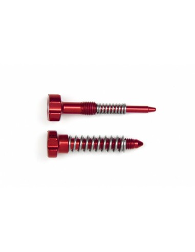 S3 Carburetor Adjuster Screws Idle + Air + Springs Red