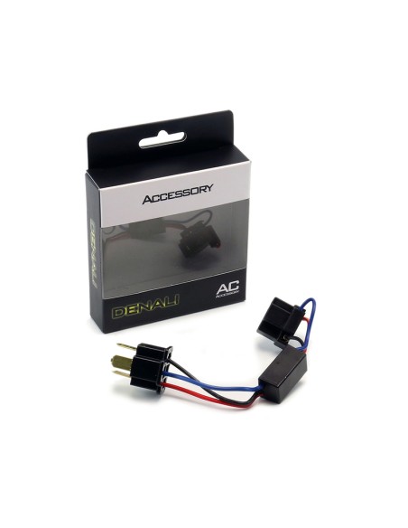 DENALI All On Headlight Wiring Harness Low Beam + High Beam