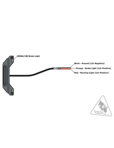 DENALI B6 License Plate Brake Light DENALI B6 License Plate Brake Light