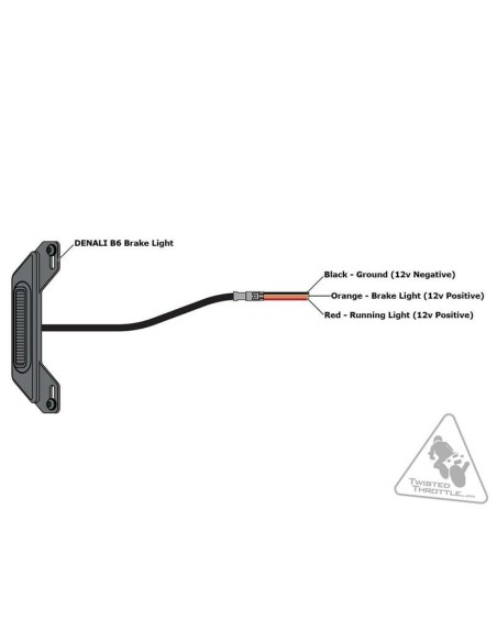 DENALI B6 License Plate Brake Light