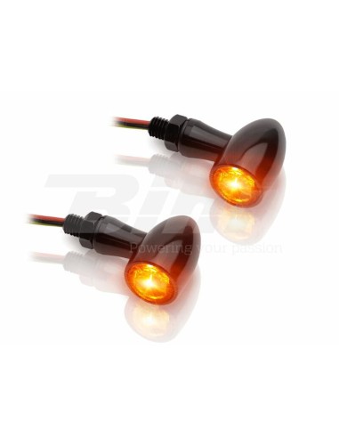 V PARTS Aluminium LED Indicator Set Clear Universal