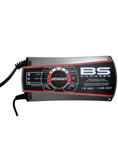 BS BATTERY BS60 Pro-Smart Battery Charger  - 12V 1/4/6A