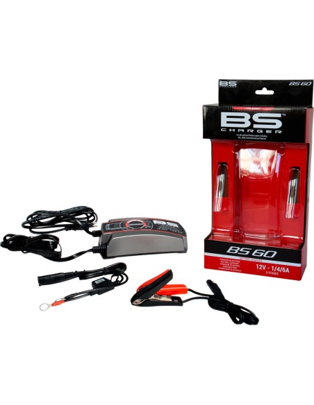 BS BATTERY BS60 Pro-Smart Battery Charger  - 12V 1/4/6A