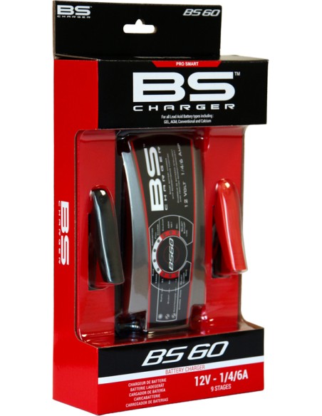 BS BATTERY BS60 Pro-Smart Battery Charger  - 12V 1/4/6A