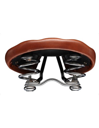 Șa de bicicletă VELO cu piele maro de... Șa de bicicletă VELO cu piele maro de...