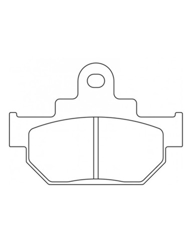 CL BRAKES Street Sintered Metal Brake pads - 2387A3+