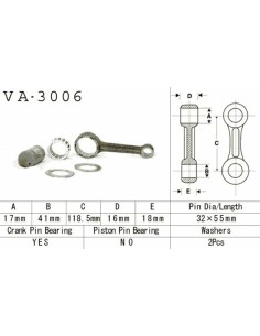 VESRAH Connecting Rod Kit -...
