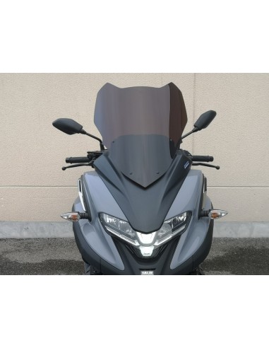 V PARTS Windshield Standard Smoked Black - Yamaha Tricity 300