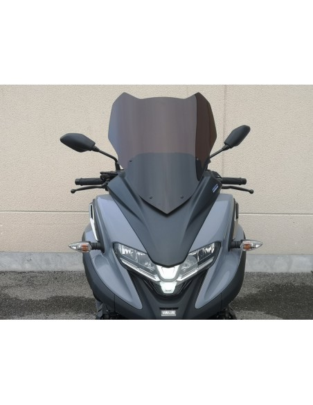 V PARTS Windshield Standard Smoked Black - Yamaha Tricity 300