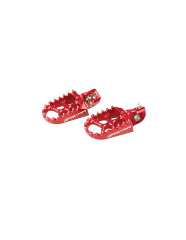 SCAR Evo Footpegs Red