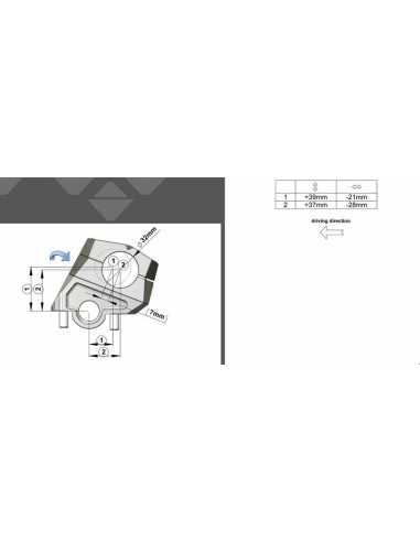 GILLES TOOLING 1DGT Fix Bar Mounts...