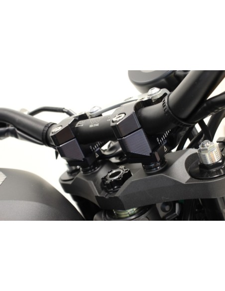 GILLES 2DGT Adjustable Bar Mounts Black Kawasaki Z800