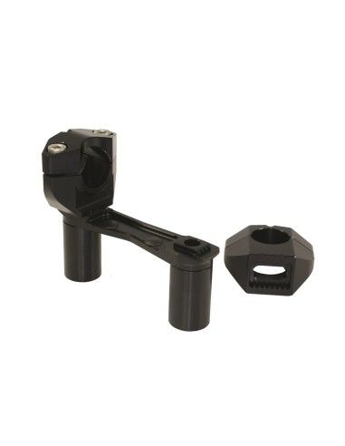 GILLES 2DGT Adjustable Bar Mounts Black Ducati