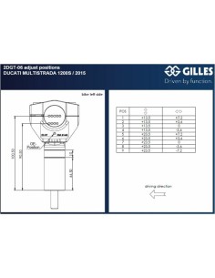 GILLES 2DGT Adjustable Bar... 2