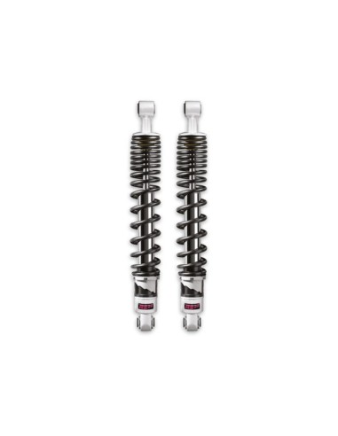 MALOSSI Twin Rear Shock Absorbers - Black